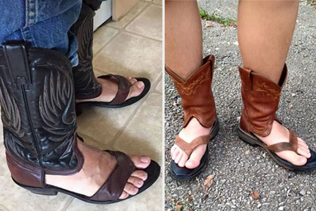 Forrás: Redneck Boot Sandals