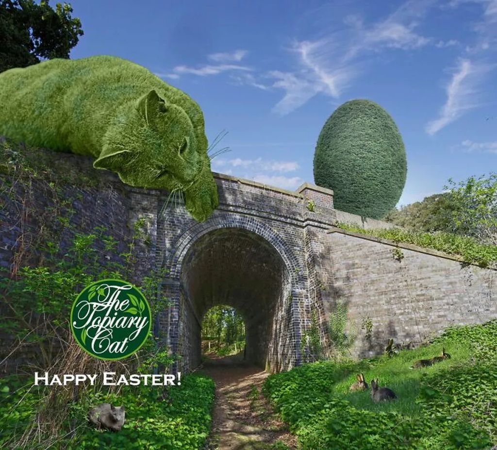 Forrás: The Topiary Cat, a creation by Richard Saunders