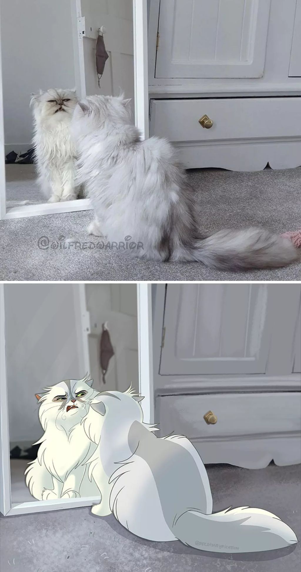 Forrás: Instagram/Pet Disneyfication, Boredpanda