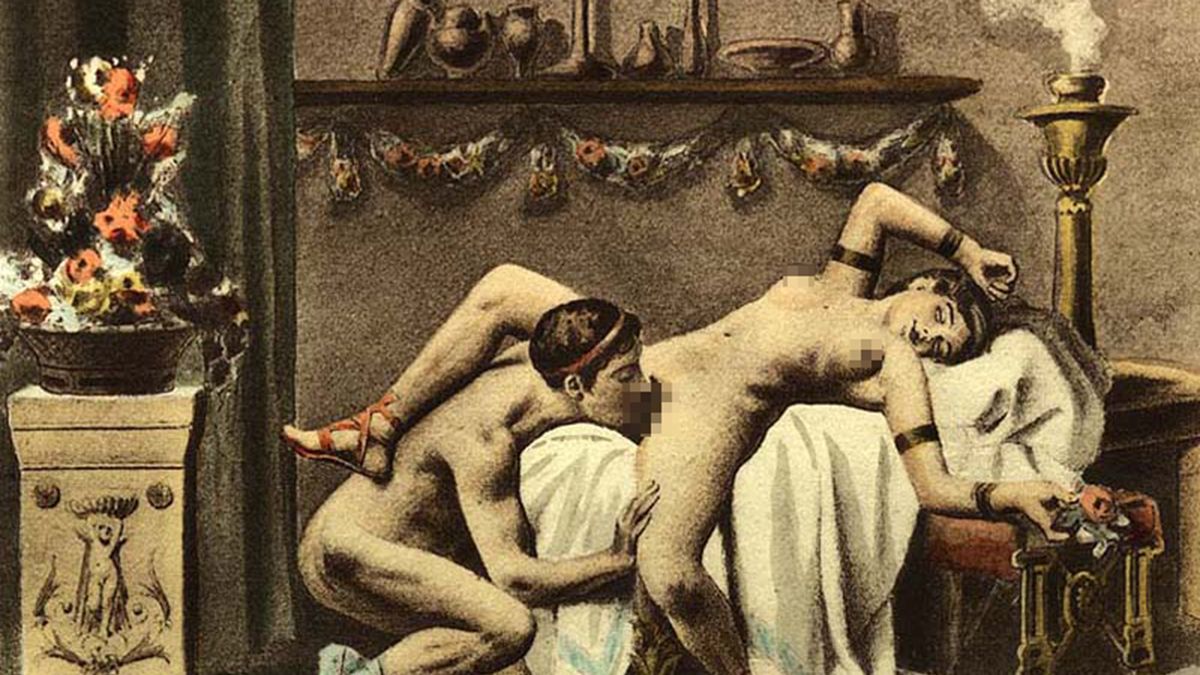 Древние нимфы наслаждаются и любовью