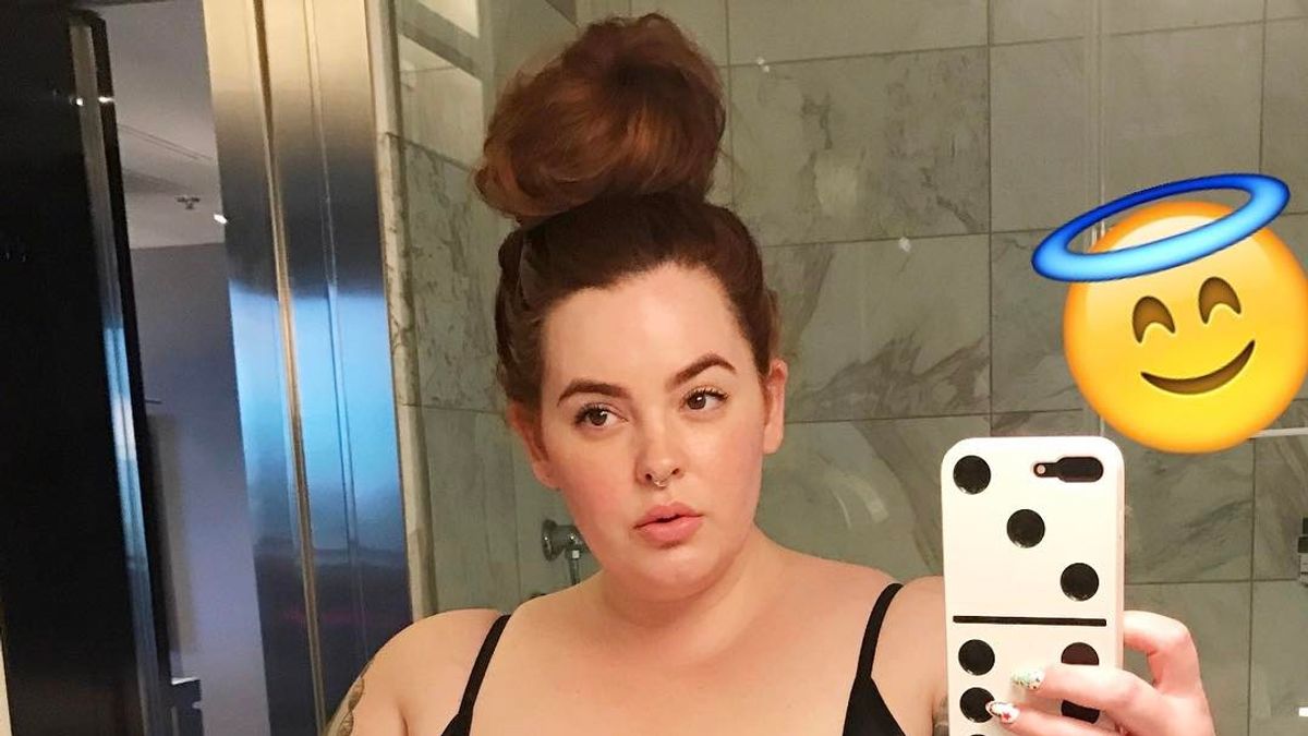 Tess Holiday, plus size modell meztelen fotóival küzd a torz