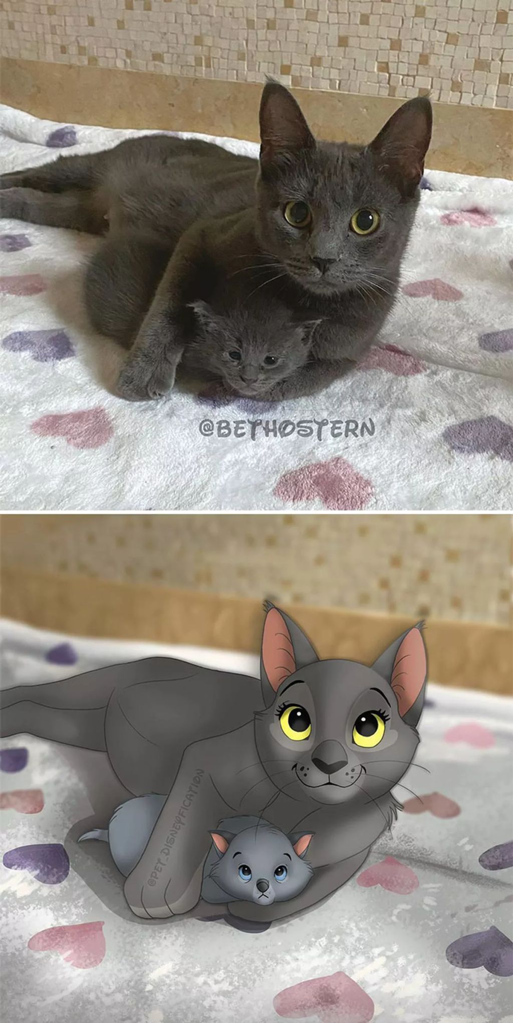 Forrás: Instagram/Pet Disneyfication, Boredpanda