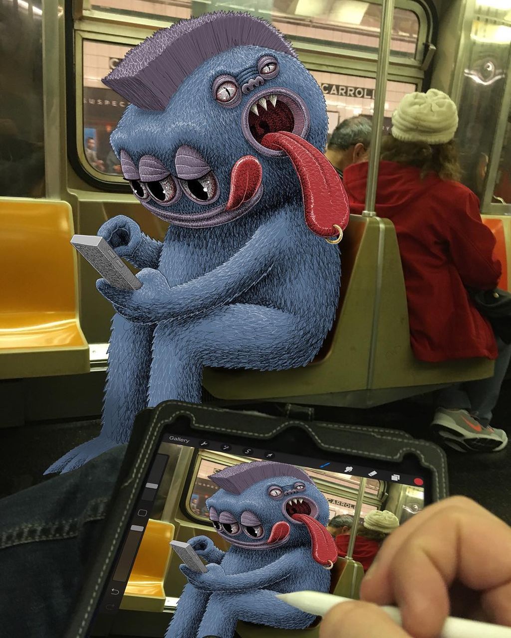 Forrás: Instagram/Subwaydoodle 