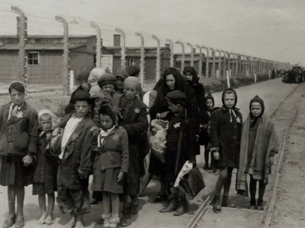 Holokauszt,  az auschwitz–birkenaui koncentrációs tábor.