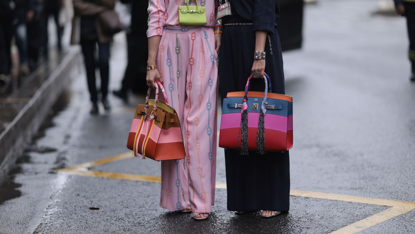 Street Style - Paris Fashion Week - Womenswear Fall/Winter 2024/2025 - Day Six, Hermés Birkin táska