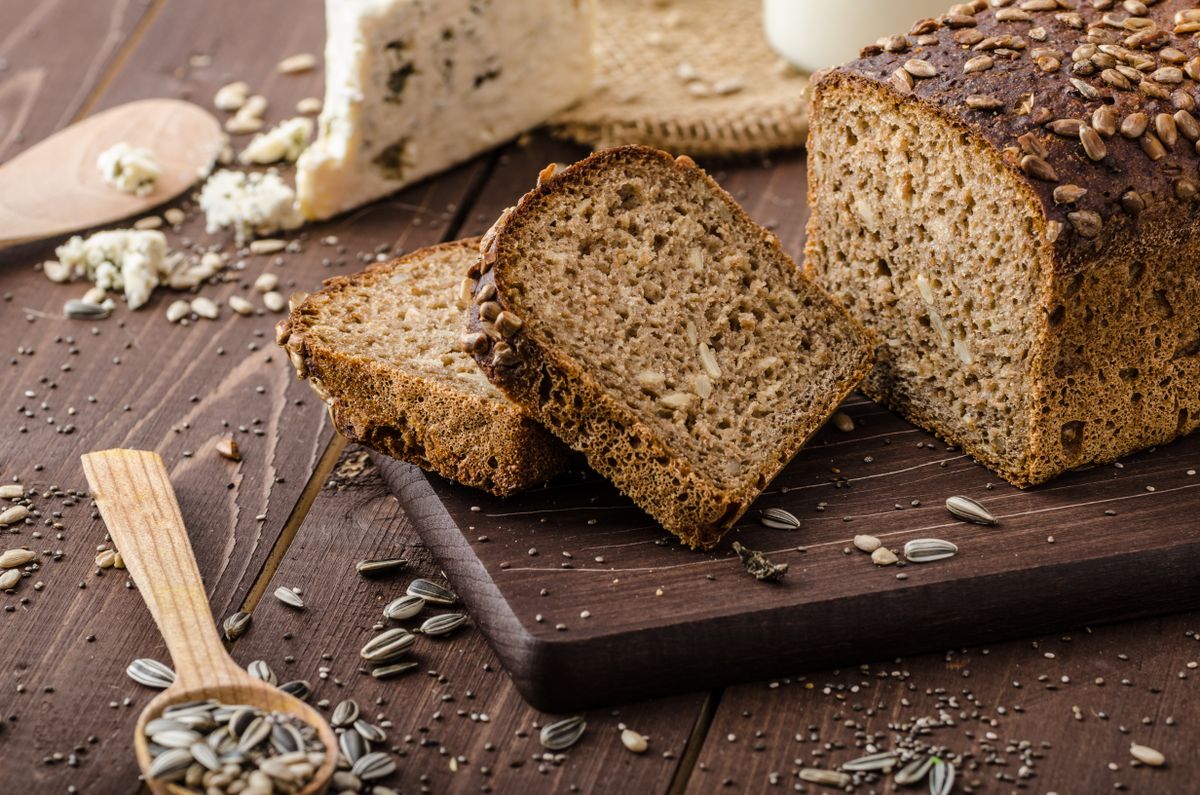 Whole,Wheat,Bread,Baked,At,Home,,Bio,Ingredients,,Very,Healthy