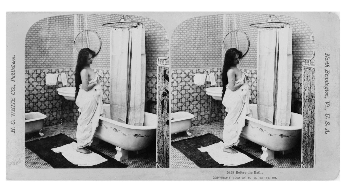 Woman Bathing.
