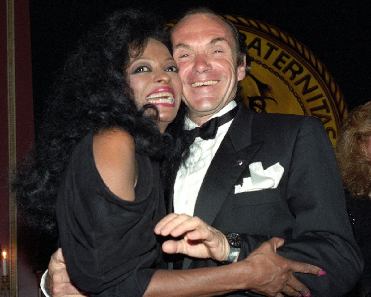 Diana Ross és férje Arne Naess 