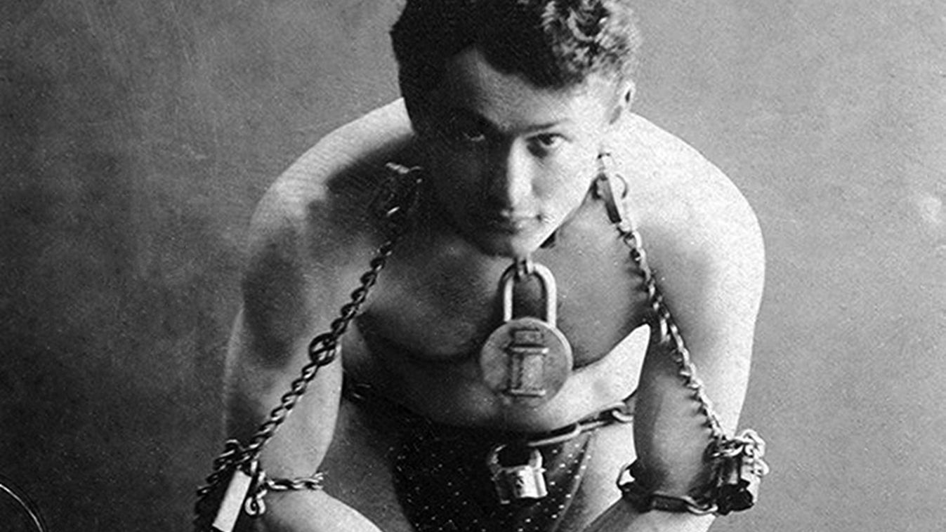 Houdini Portrait in Chains
Harry Houdini