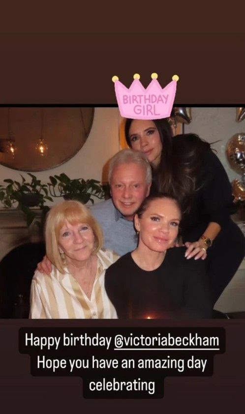 Voctiroa Beckham és családja, születésnap 50