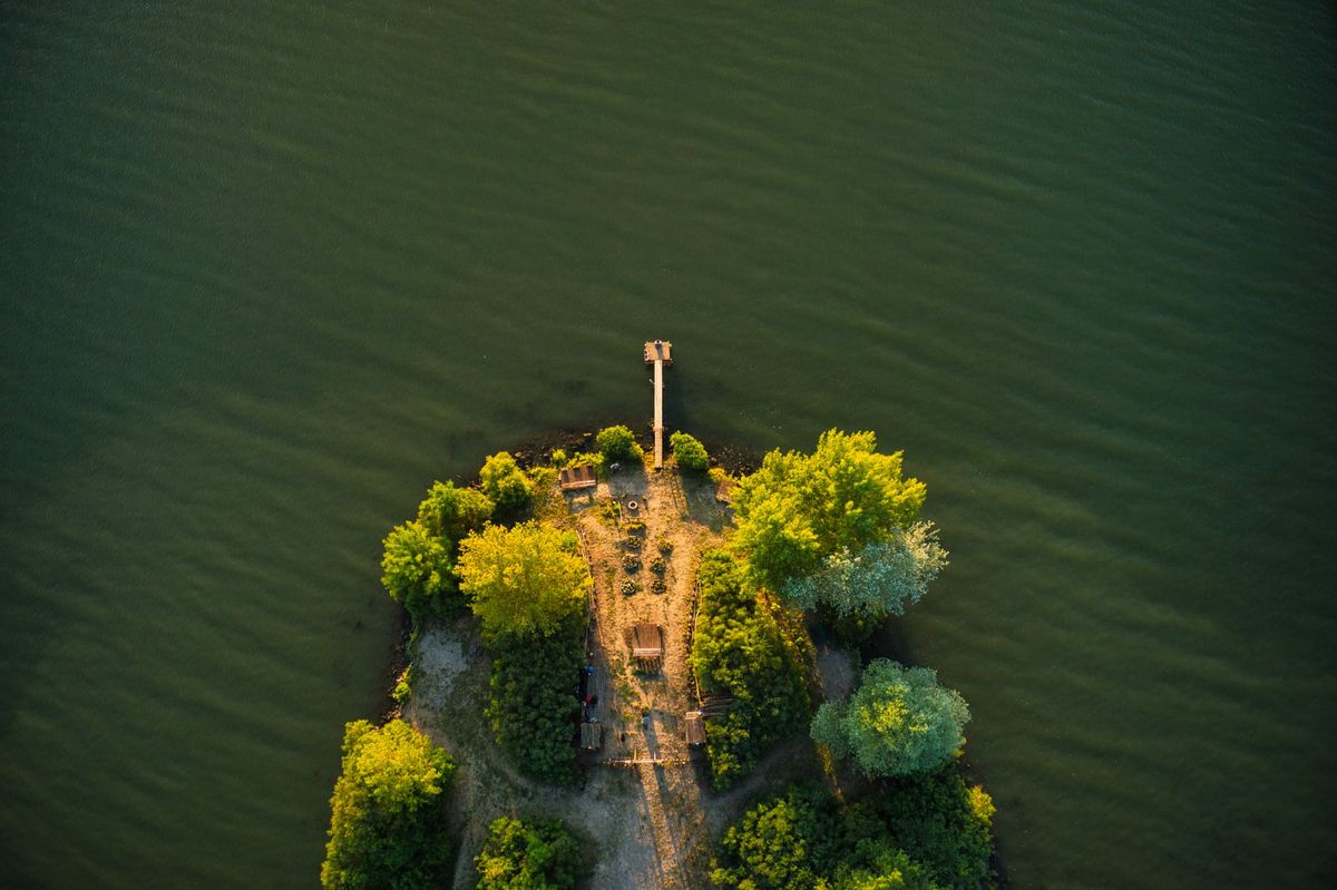 Tisza tó, Jóreménység szigete