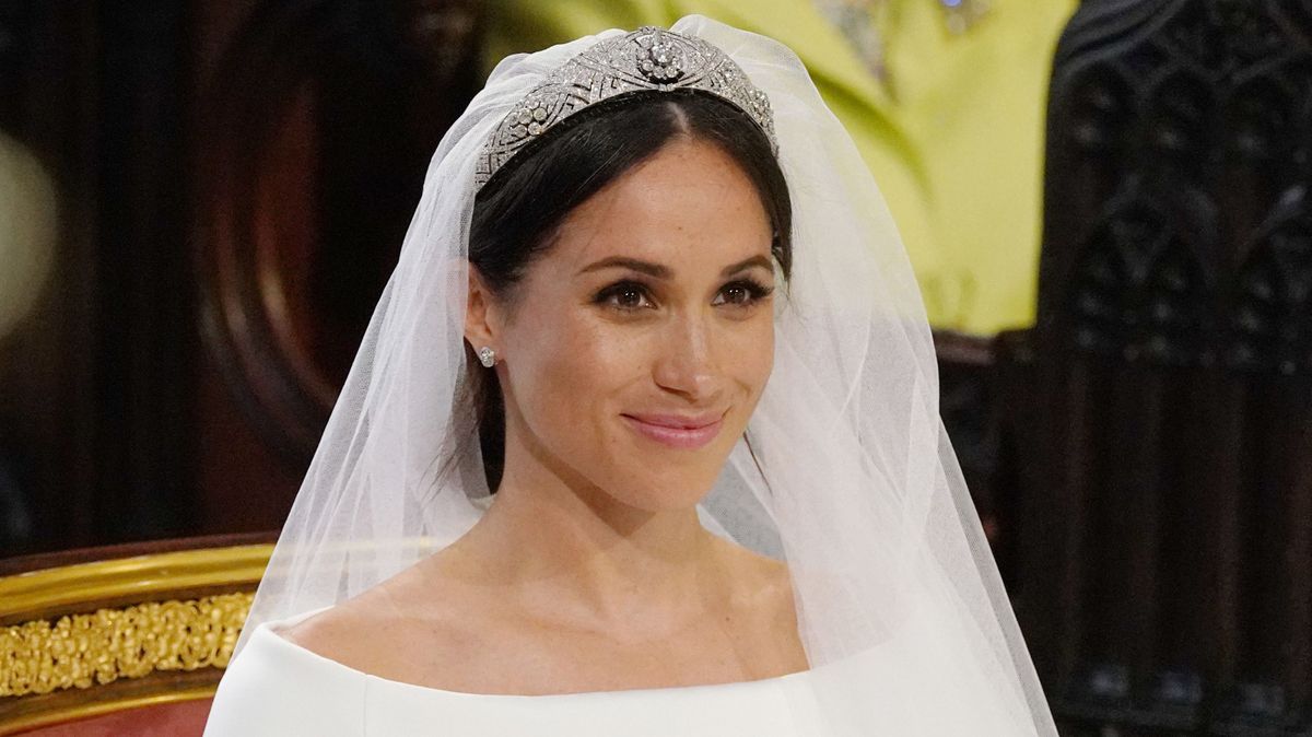 Meghan Markle, tiara, Prince Harry Marries Ms. Meghan Markle - Windsor Castle