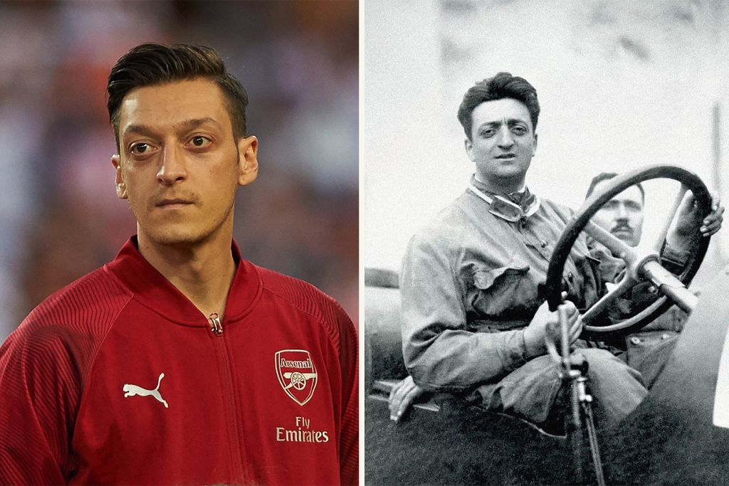 Mesut Özil és Enzo Ferrari