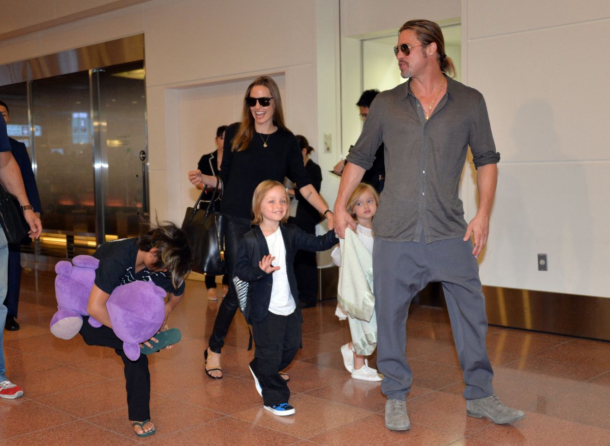Shiloh Jolie-Pitt és a családja, amikor még minden rendben volt