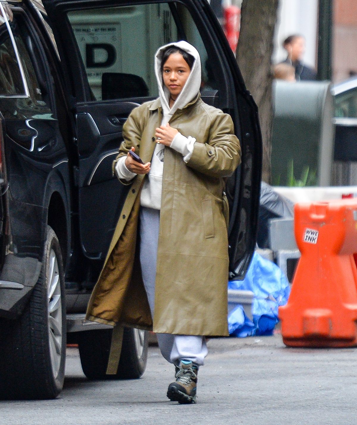 EXCLUSIVE: Taylor Russell is Spotted Stepping Out in New York City.