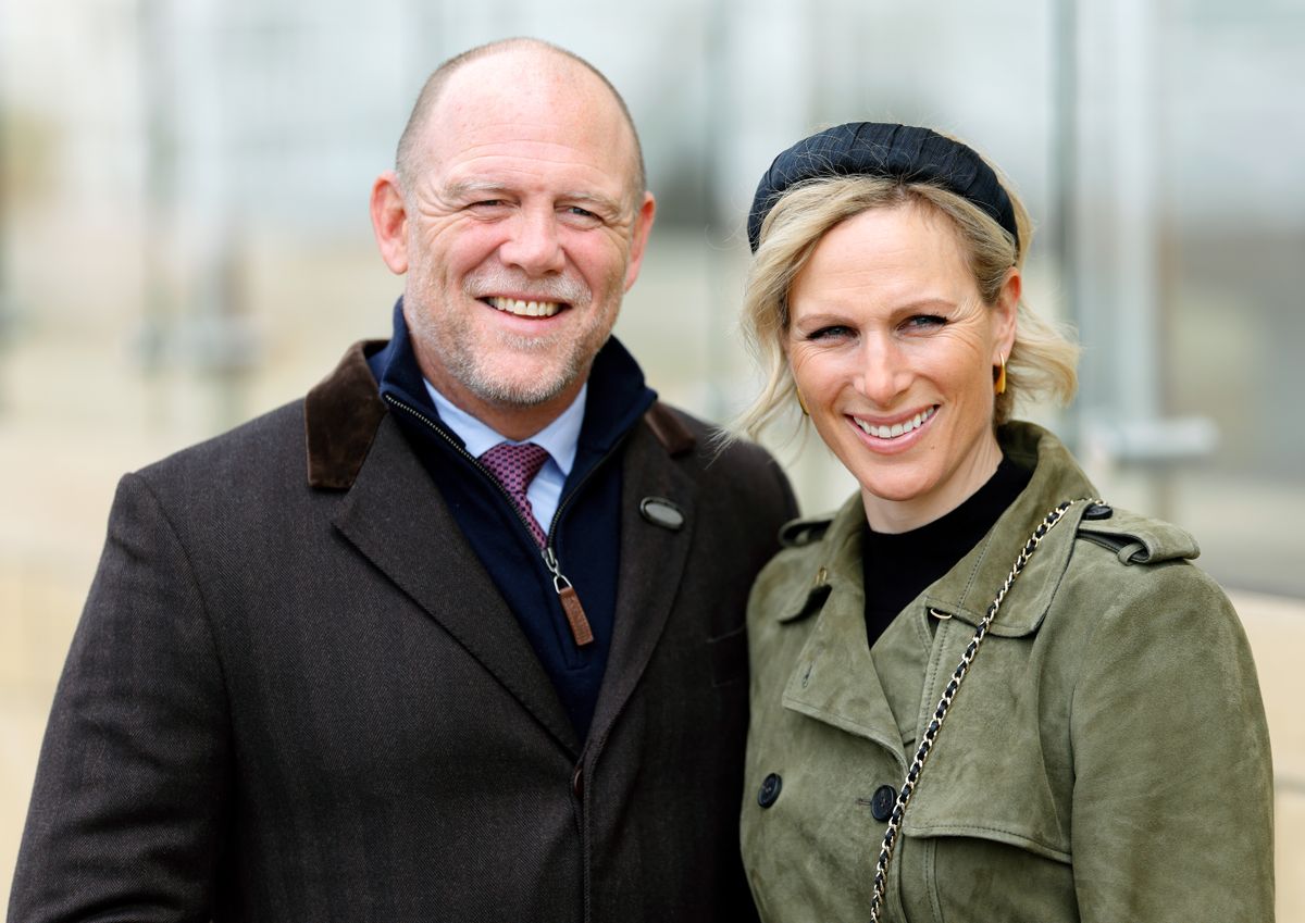 Zara Tindall Attends Cheltenham Races