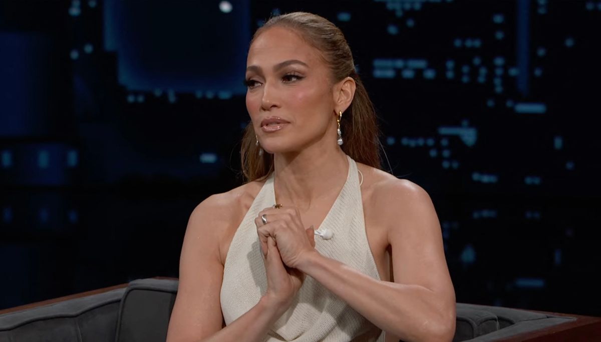 Jennifer Lopez sur le plateau de l'émission "Jimmy Kimmel Live!" à Los Angeles Jennifer Lopez
