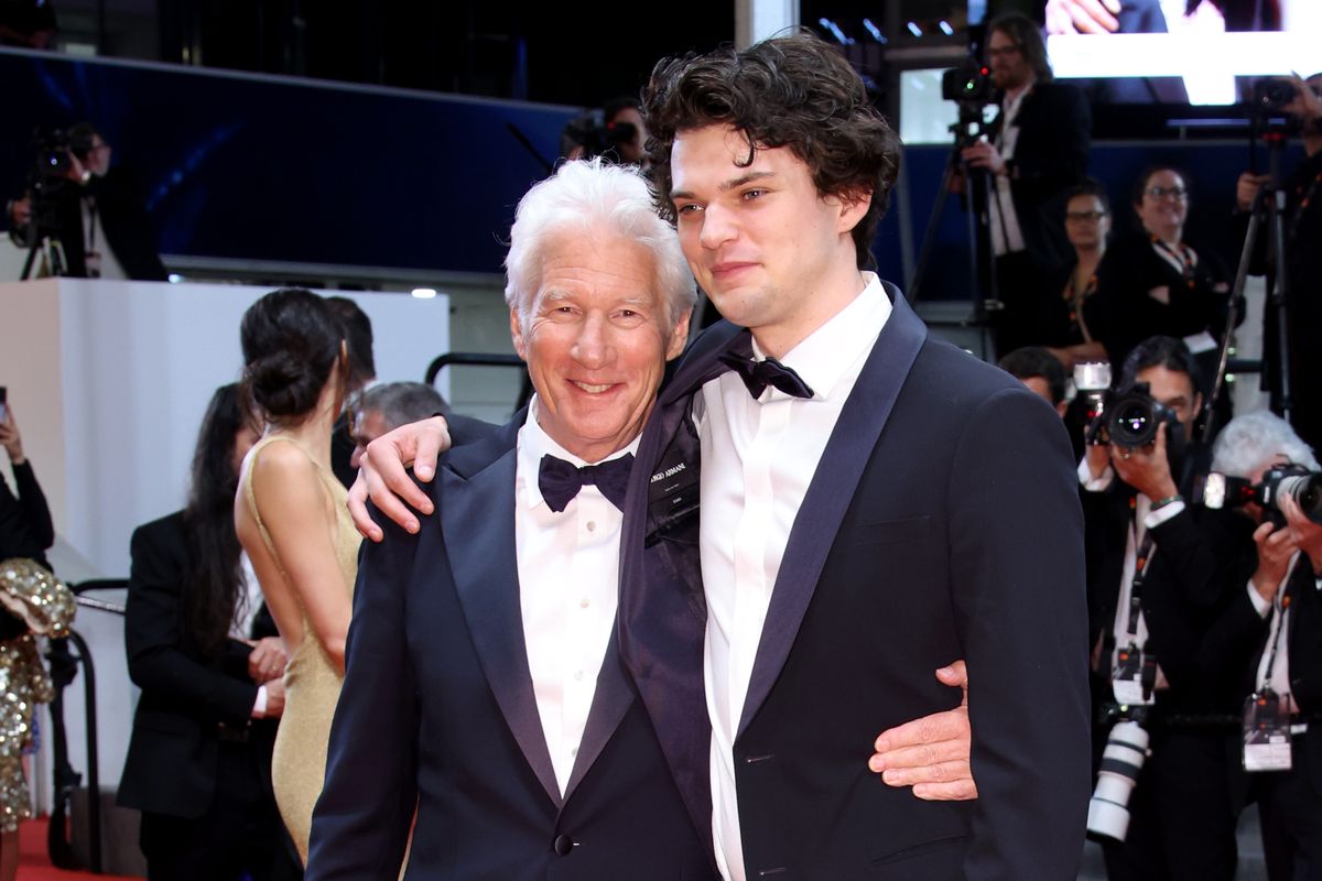 "Oh, Canada" Red Carpet - The 77th Annual Cannes Film Festival Richard Gere és Homer James Jigme Gere 