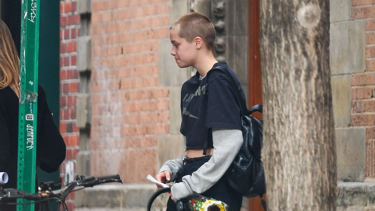 Shiloh Jolie-Pitt Angelina Jolie is Spotted Out With Her Daughter in New York City