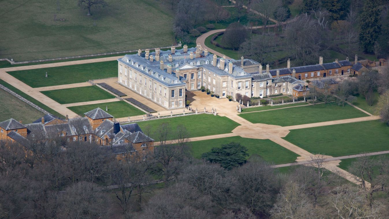 Aerial Photograph of Althorp, Northamptonshire