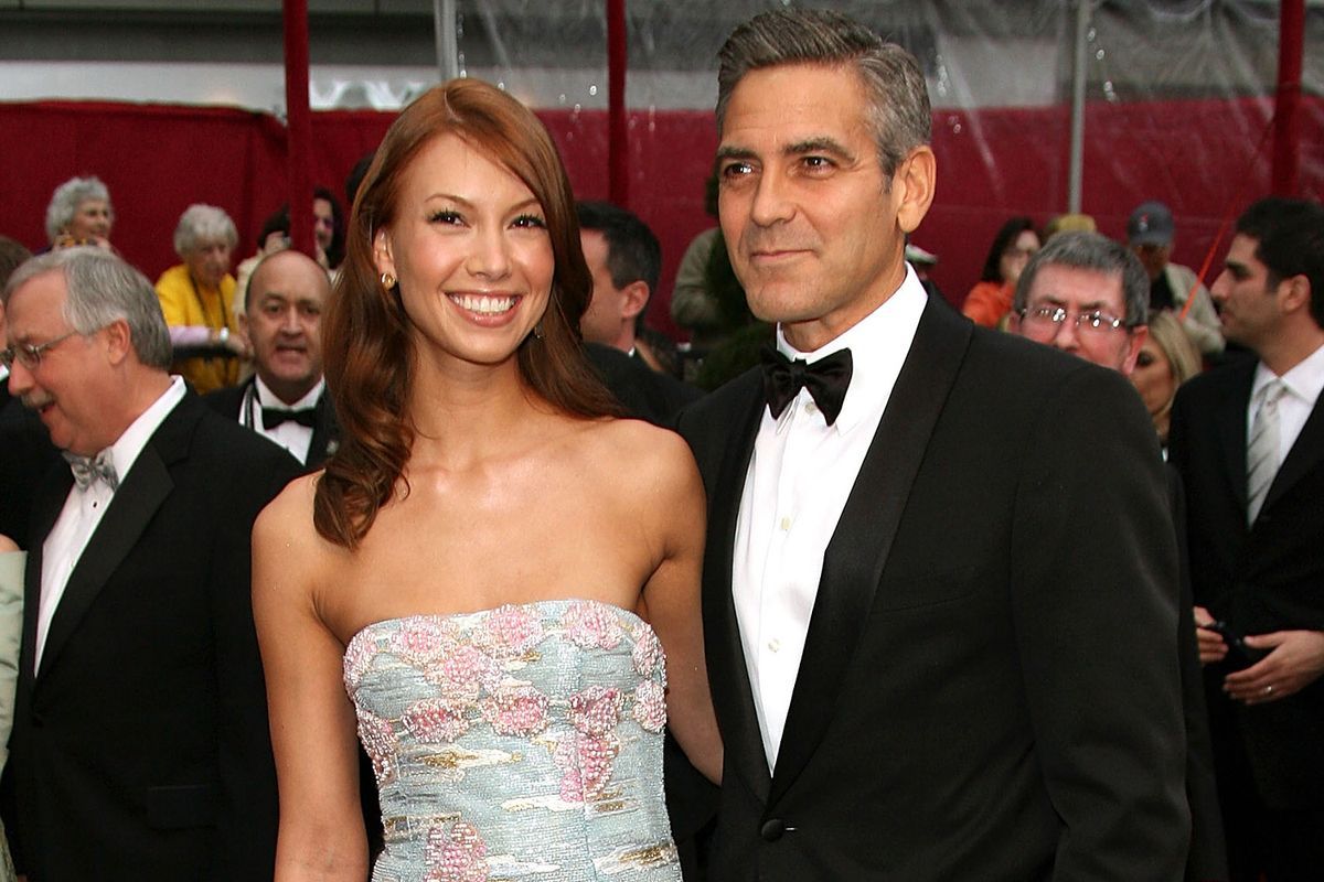 Sarah Larson és George Clooney