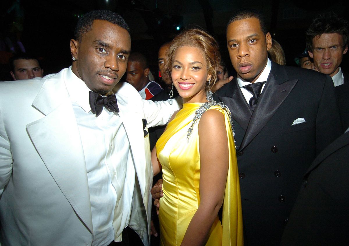 2004 CFDA Fashion Awards - Sean John / Zac Posen After Party Hosted by Sean "P. Diddy" Combs Beyoncé, Jay Z és P. Diddy