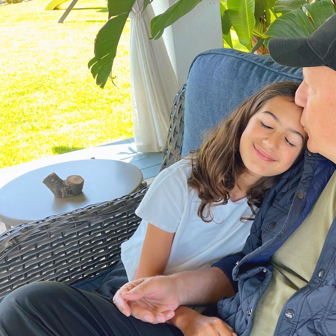 Bruce Willis és lánya, Mabel