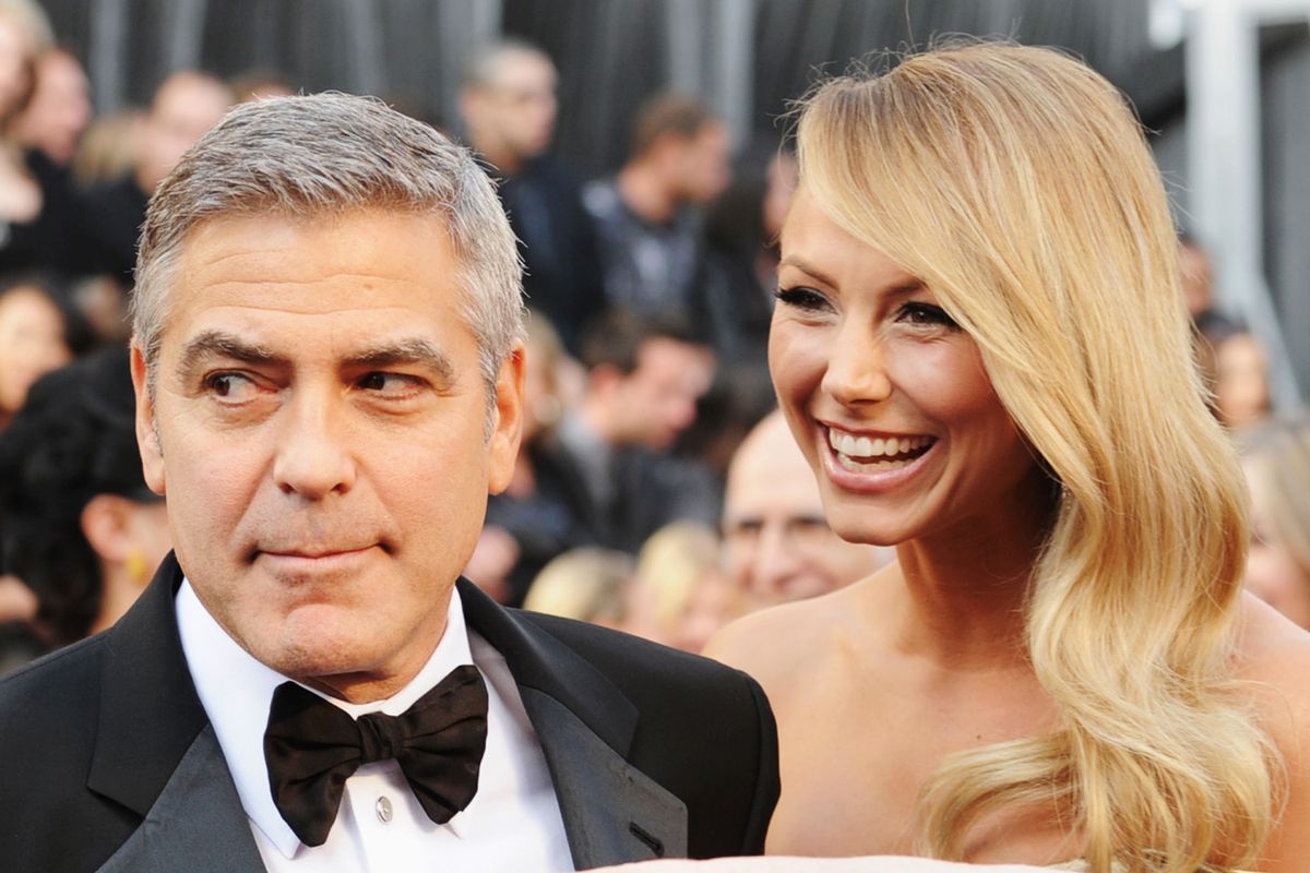 Stacy Keibler és George Clooney