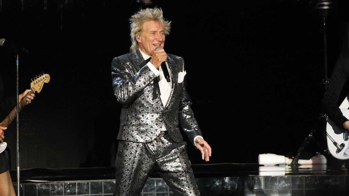 Rod Stewart Performs At Budweiser Stage