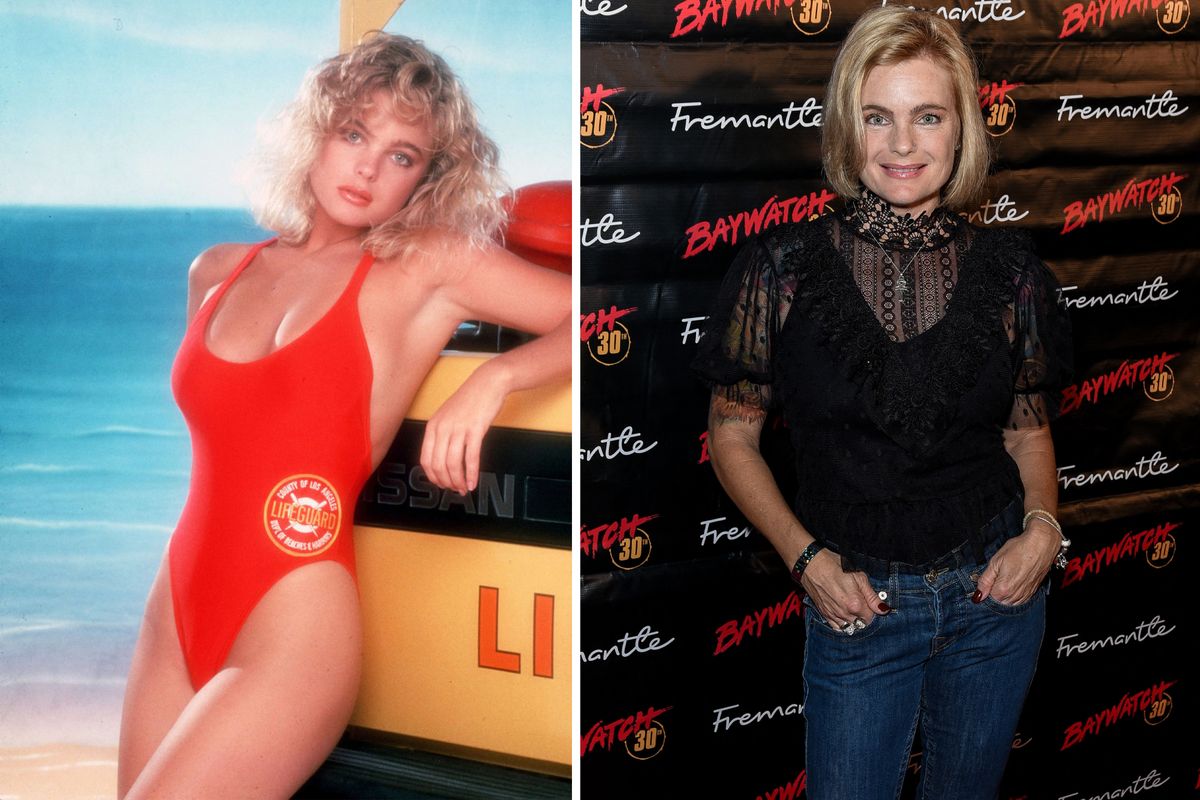  Baywatch sztárjaival, Erika Eleniak, vízimentő, fürdőruha