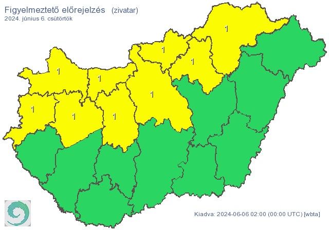 Az időjárás csütörtökön sem lesz kegyes hozzánk: a fél országra riasztást adtak ki