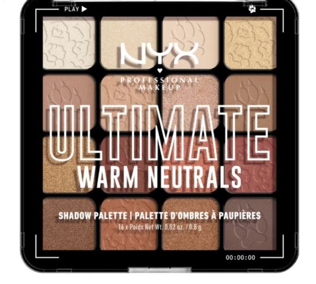 NYX Professional Makeup Ultimate Shadow Palette - Warm Neutrals (USPR05W) - szemhéjpúder paletta, pinkpanda.hu, 5733 Ft