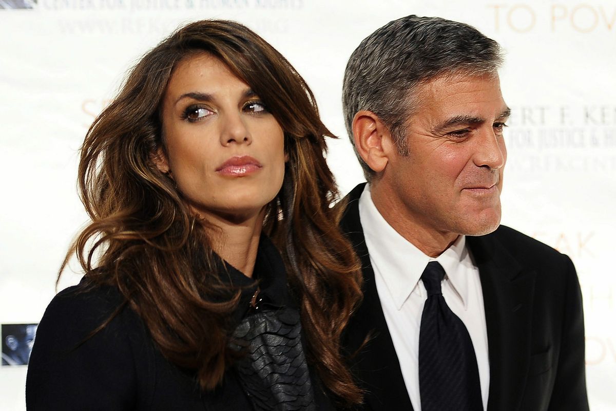 Elisabetta Canalis és George Clooney