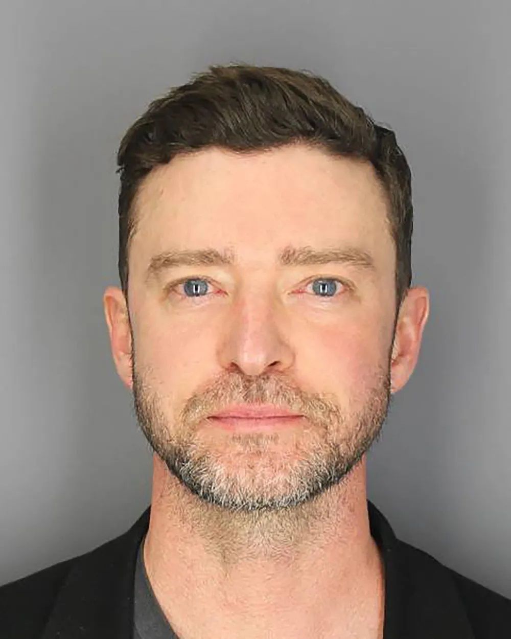 Justin Timberlake rendőrségi fotója