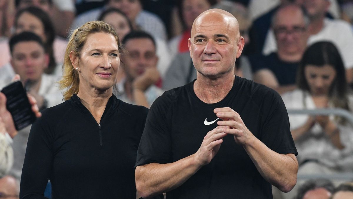 Steffi Graf,, Andre Agassi