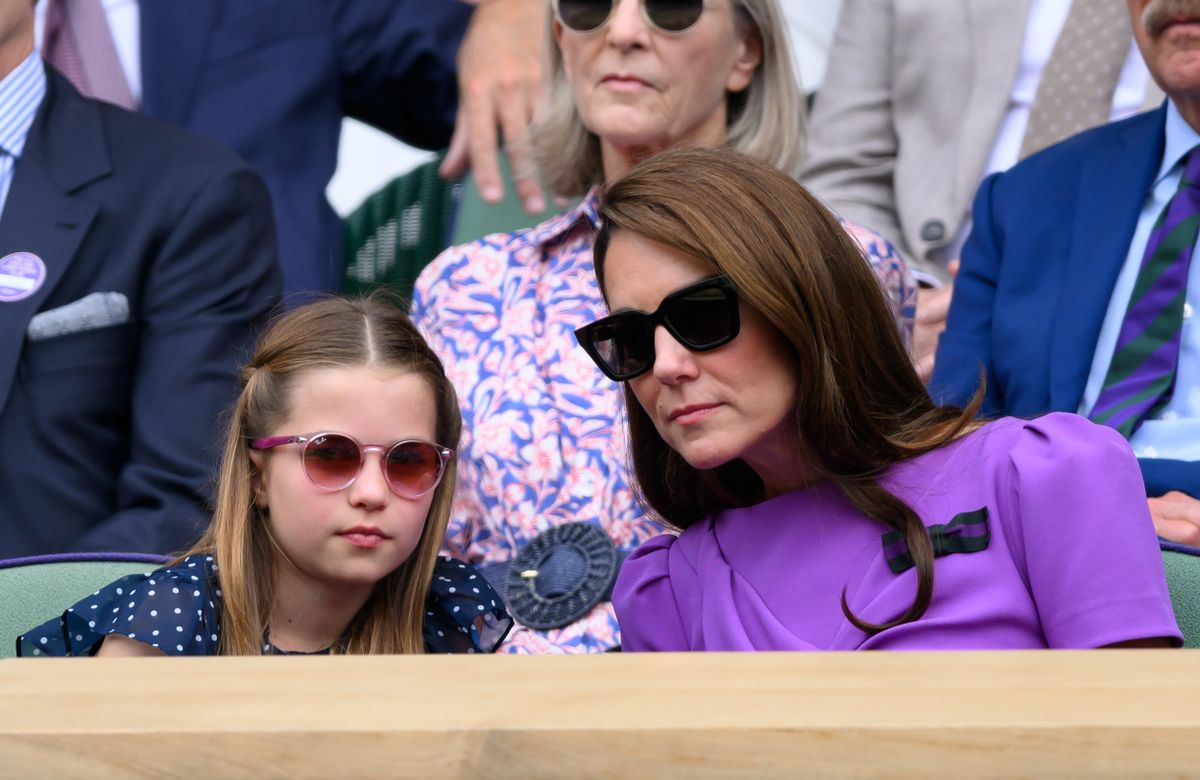 Katalin hercegné és Sarolta Wimbledonban