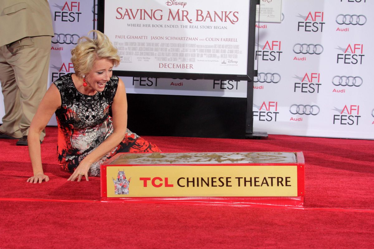 Emma Thompson at Emma Thompson Hand and..........