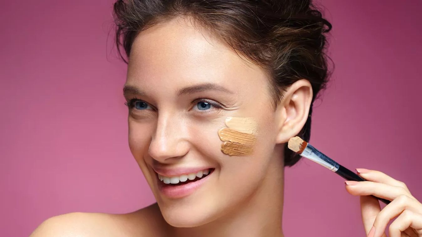 make-up, alapozó, arc, smink