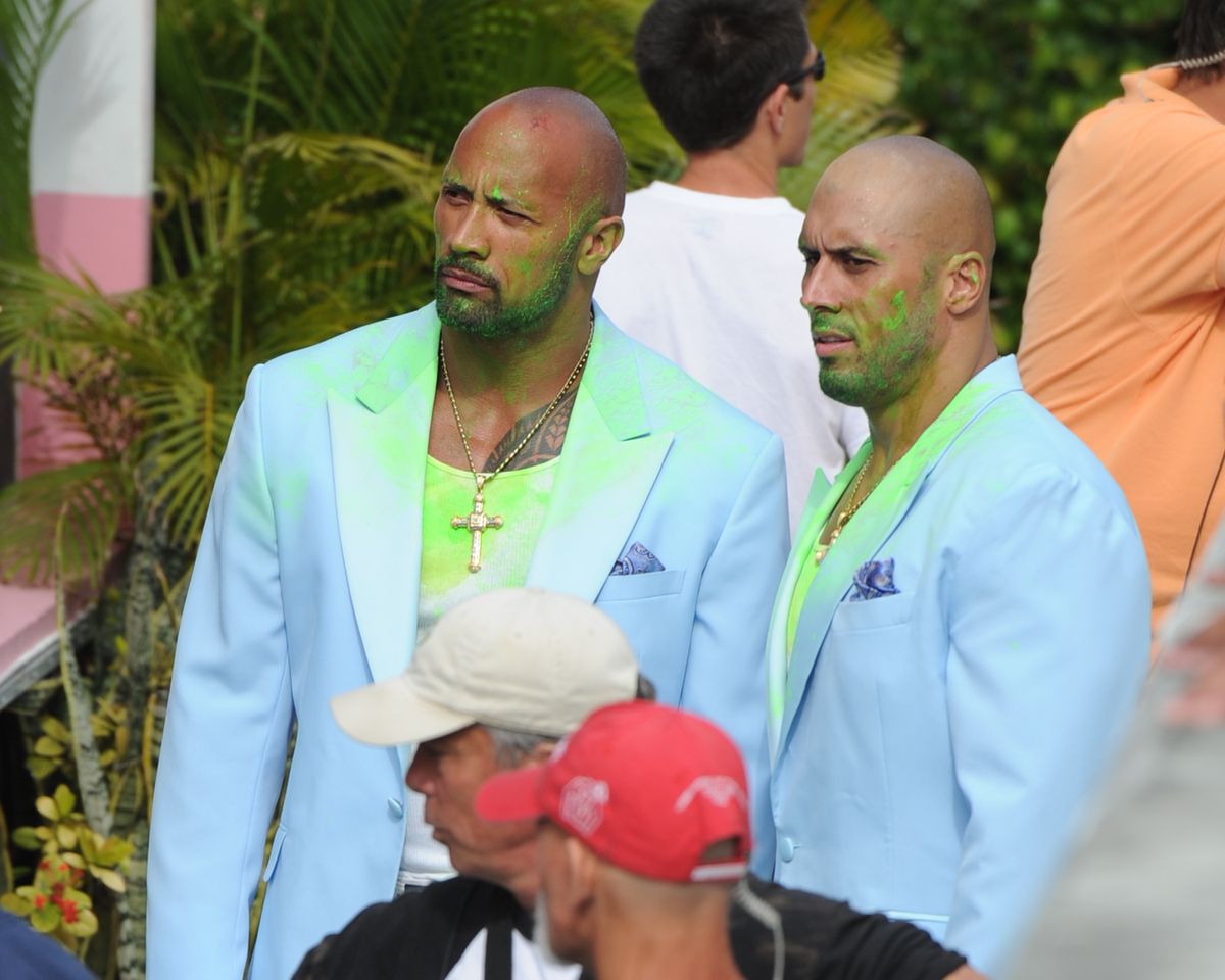 On The Set Of "Pain And Gain" In Miami
Dwayne Johnson