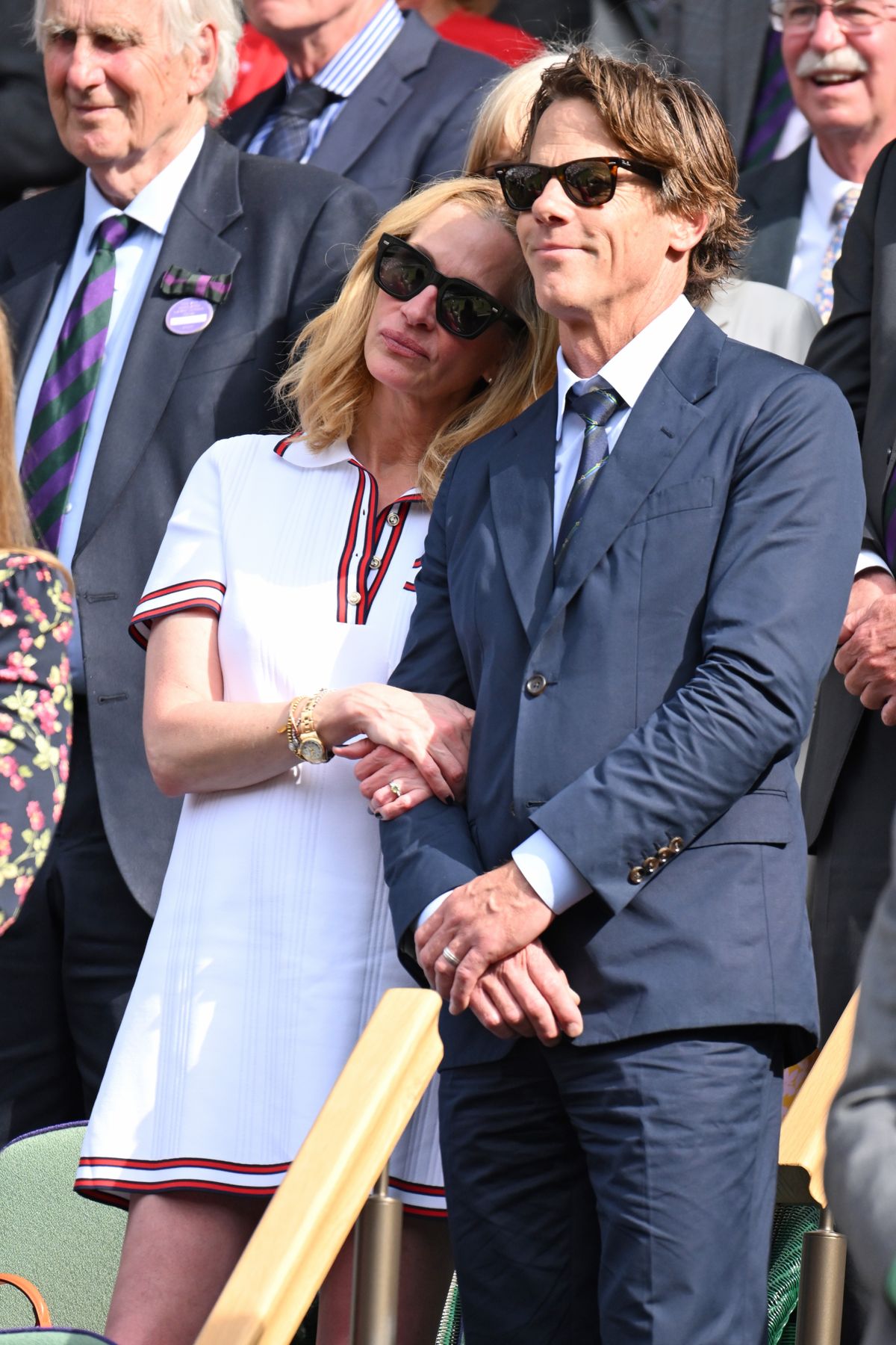 Julia Roberts, Danny Moder, Wimbledon 2024