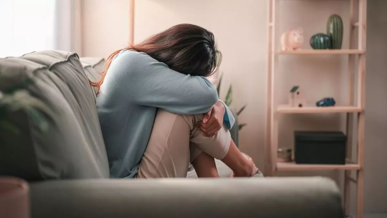 Sad,,Depression,,Unhappy,,Depressed,,Lonely,,Problem,,Upset,,Alone,,Sofa,,Bad.