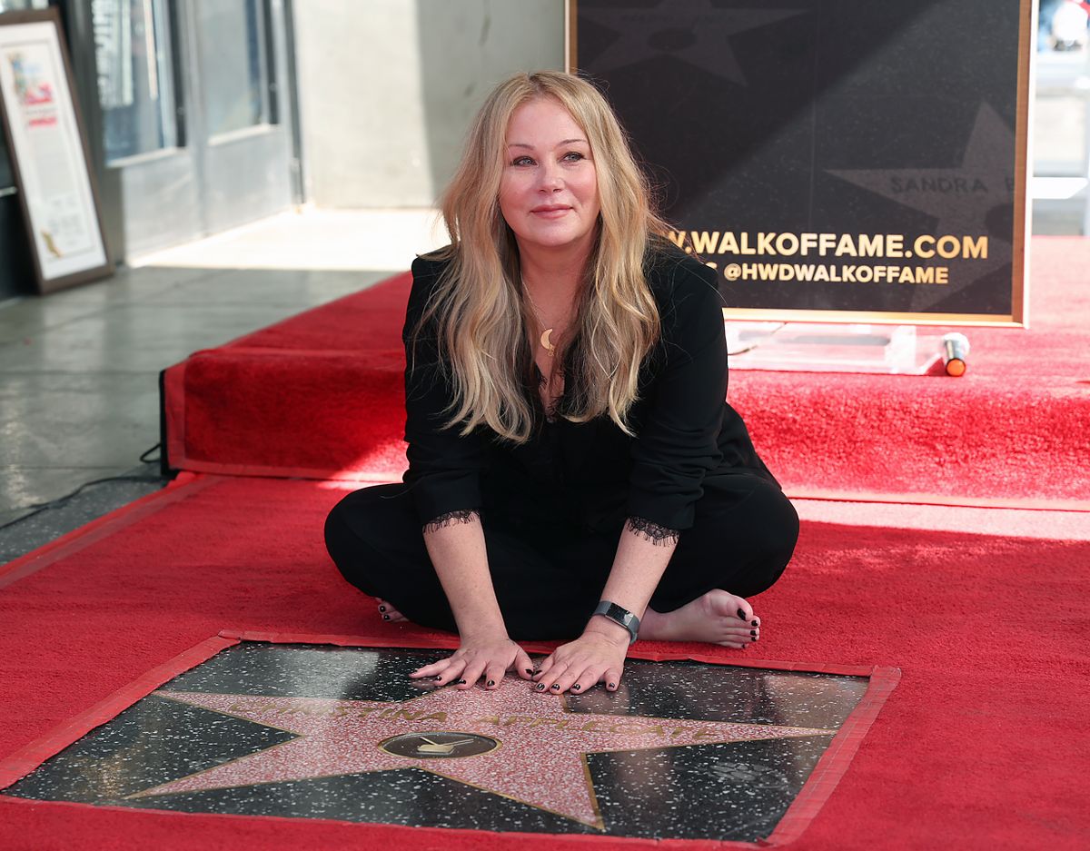 Christina Applegate Honored With Star On The Hollywood Walk Of Fame