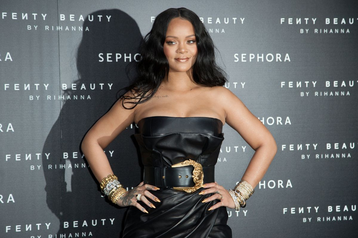 Milan,,Italy,-,April,05:,Rihanna,Attends,Sephora,Fenty,Beauty