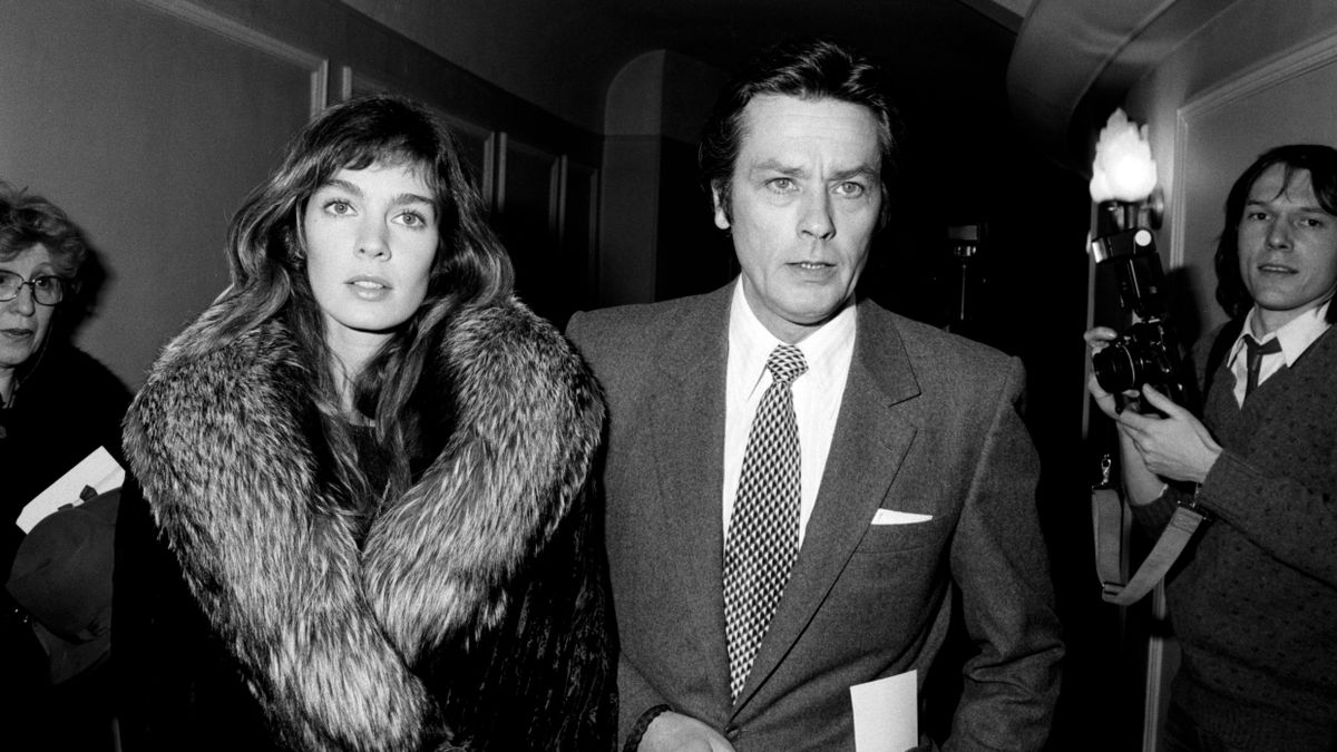 Alain Delon et Anne Parillaud en 1982