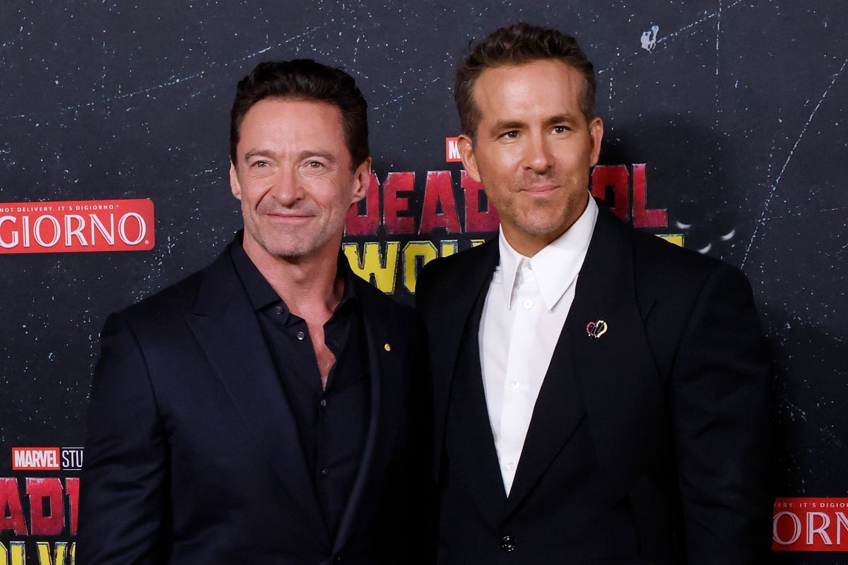  Hugh Jackman és Ryan Reynolds a Deadpool&Rozsomák világpremierjén