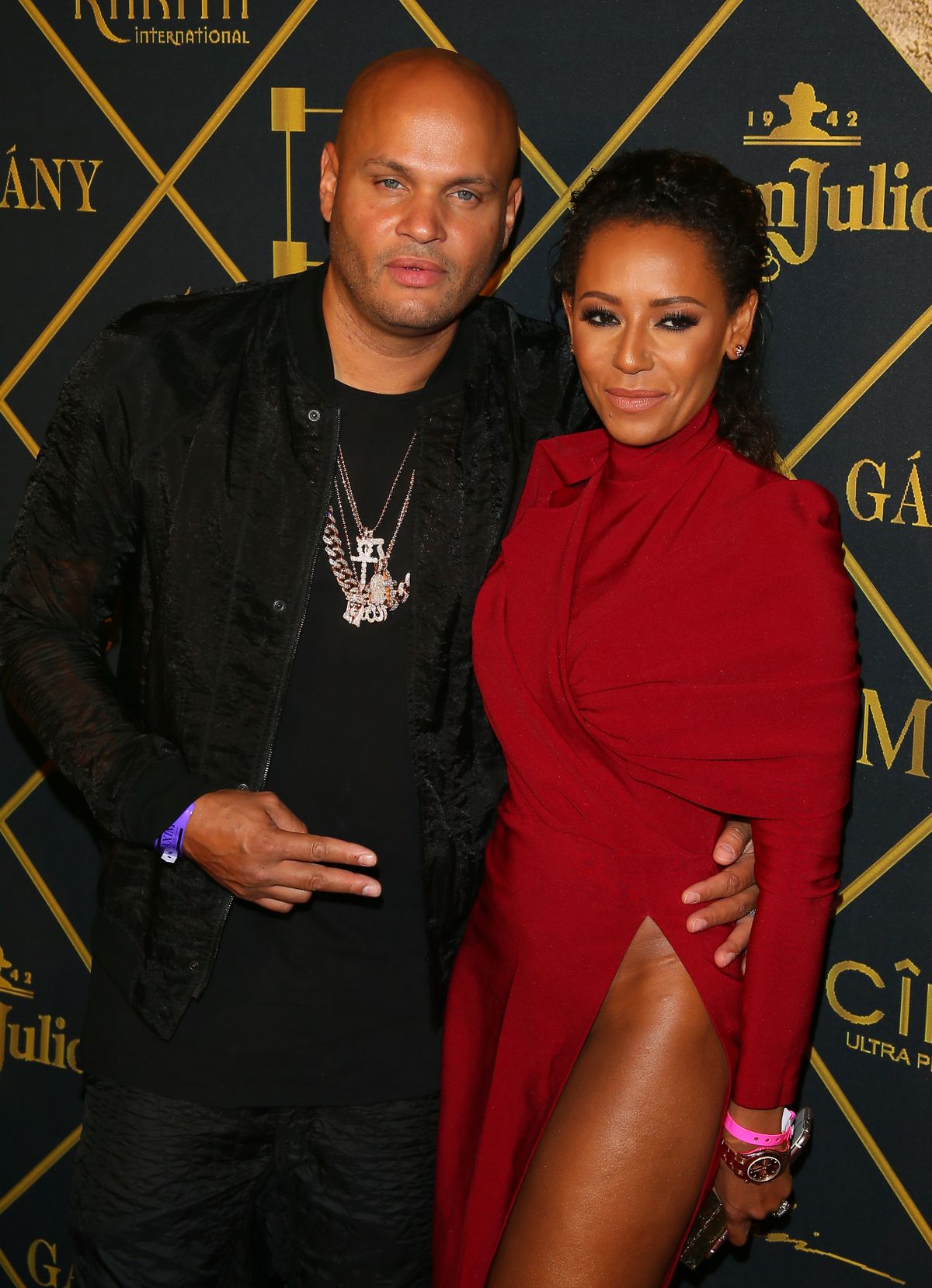 Maxim Hot 100 Party - Arrivals Mel B és Stephen Belaphonte