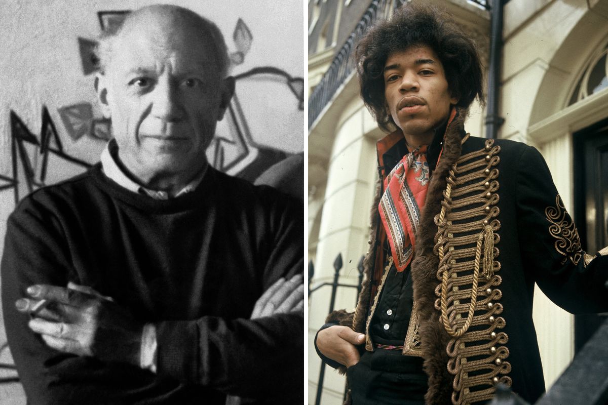 Pablo Picasso és Jimi Hendrix