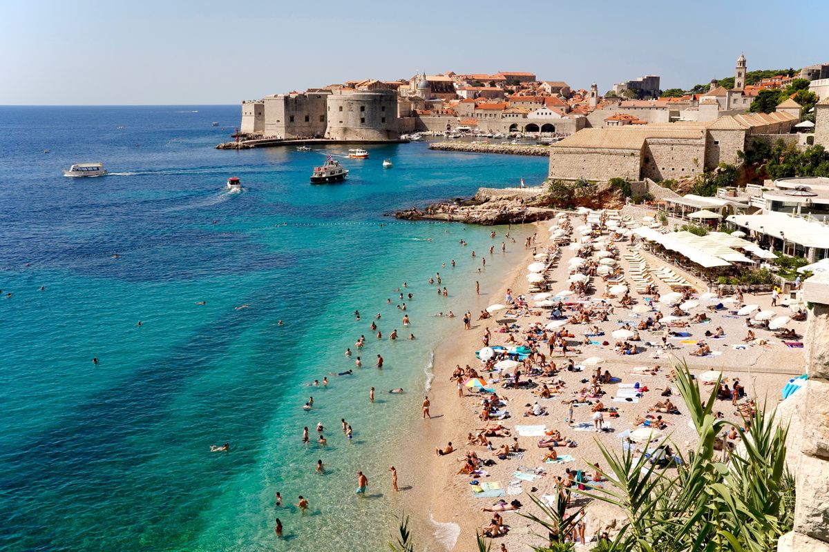 Dubrovnik,,Croatia,-,Sept.,9,,2023:,Dubrovnik's,Location,On,The