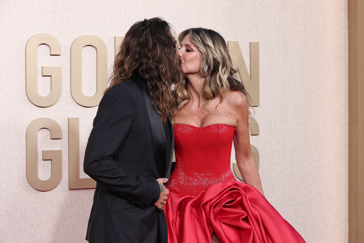 81st Golden Globe Awards - Arrivals - Heidi Klum és Tom Kaulitz