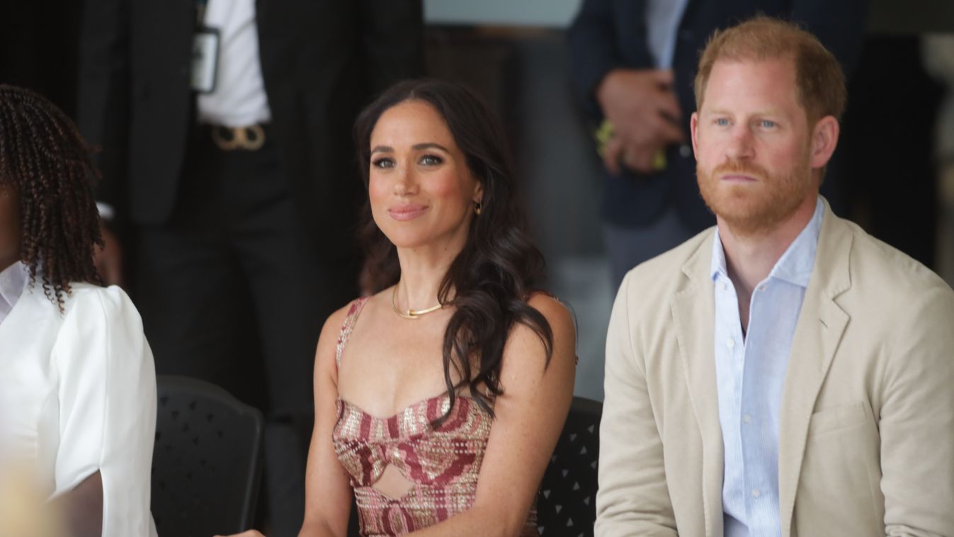 Prince Harry and Meghan Markle visit Colombia